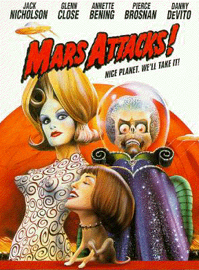 POSTER OF MARS ATTACKS!